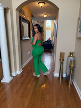 Load image into Gallery viewer, Just fine jumpsuit in green