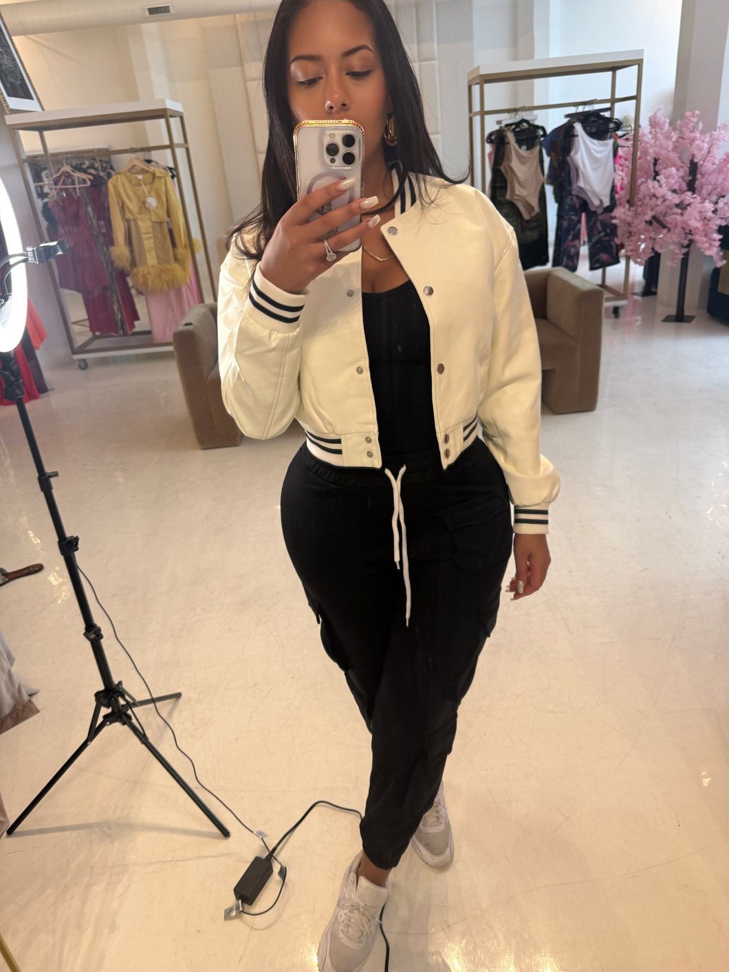 Cargo sweat pants