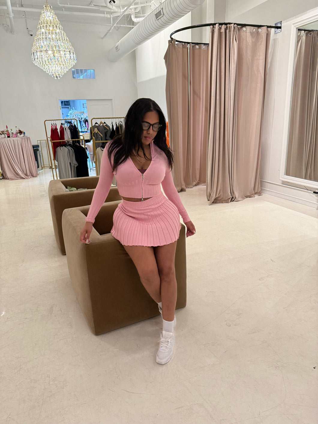 Soft life set in pink