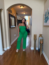 Load image into Gallery viewer, Just fine jumpsuit in green