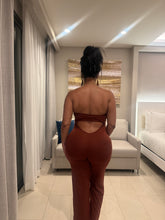 Load image into Gallery viewer, Just fine jumpsuit in chocolate