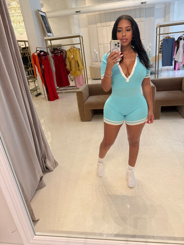 Taylor romper in blue