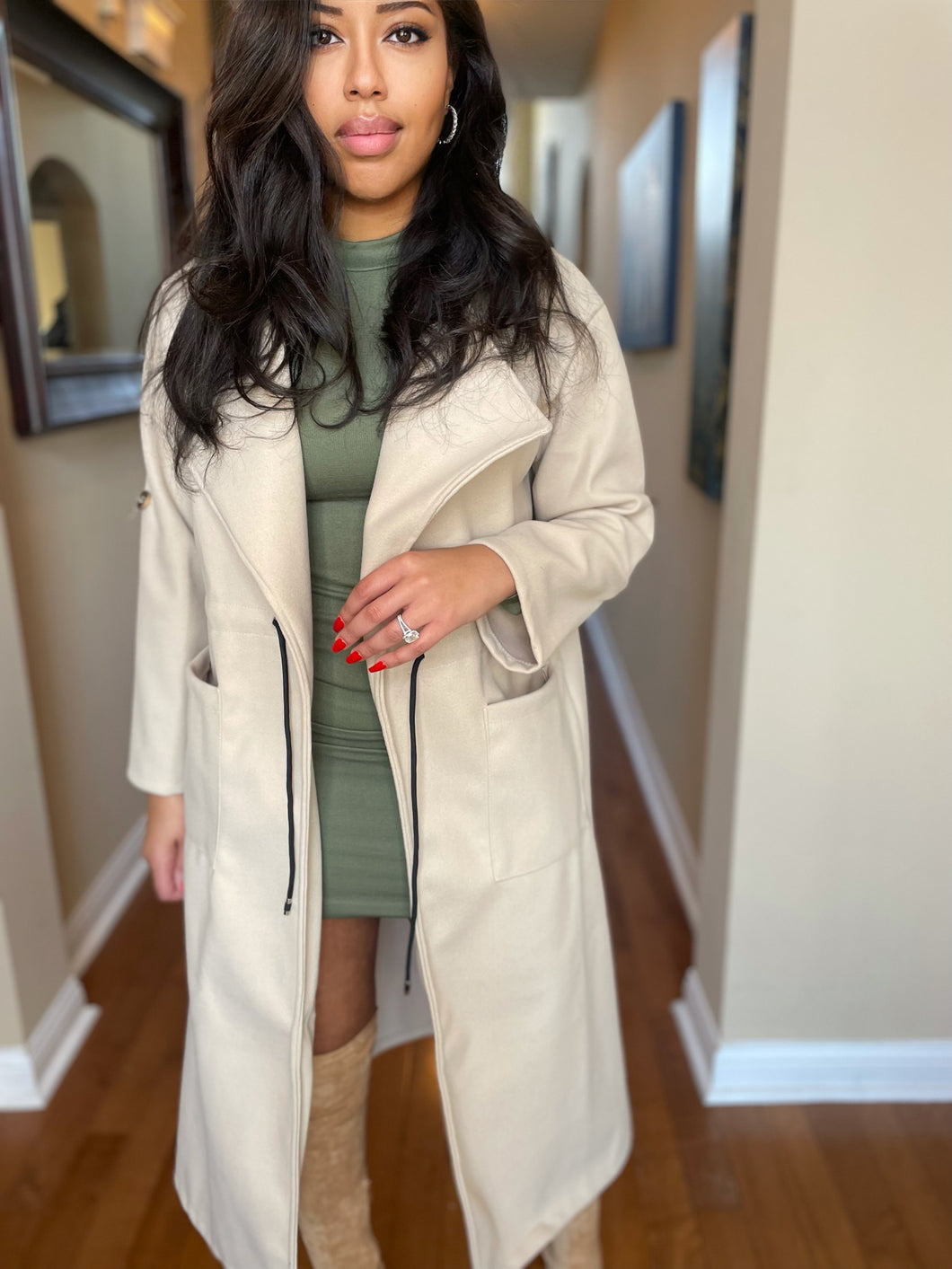 Cassidy jacket in tan