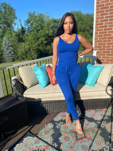 Tamia set in Royal blue