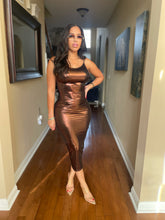 Load image into Gallery viewer, Nia dress in bronze