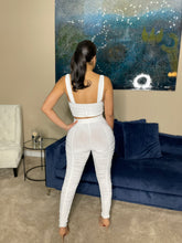 Load image into Gallery viewer, Silk Camille Set in White