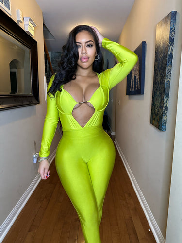 Lina bodysuit in lime